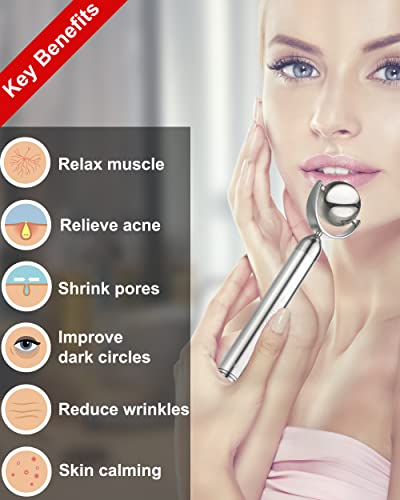 Electric Ice Roller For Face And Eye, Amirce Facial Ice Roller Beauty Tools, Electric Massage Ice Roller For Puffiness, Ice Face Eye Massage Roller, Skin Care Tools #TOP3