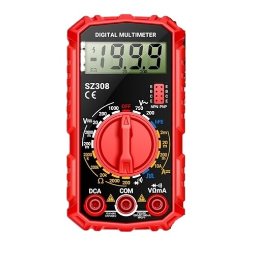Multimètre numérique de test SZ308 avec écran 1999 points pour électricien