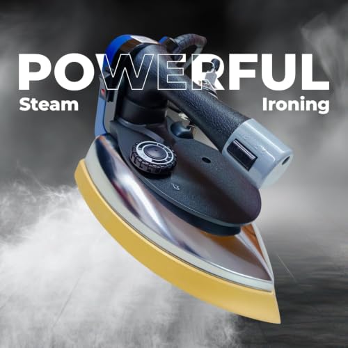 Image of Gemsy Silver Star Steamer 1800W, 220V Industrial Steam with Teflon Shoes Es-300L, 4.0 L Water-Tank (Multi)