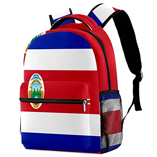 Sac d'école filles garçons Costa Rica : sac à dos étudiant durable et multicolore confortable