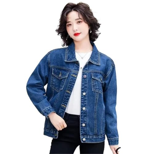 Veste en jean pour femmes style loose idéale pour le week-end