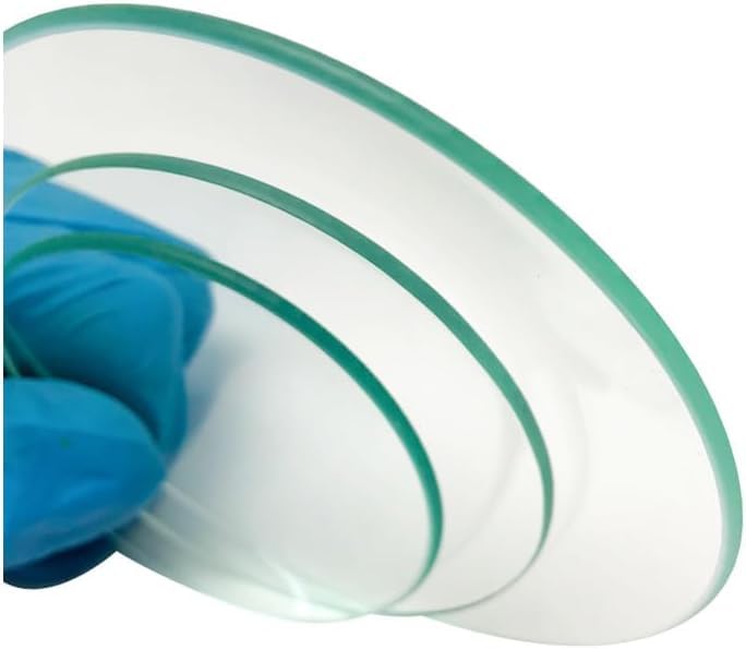 Labor-Uhrengläser mit gebogenem Design, transparent, verdickte Becherabdeckungen und Verdunstungsschalen, 200 mm, 10 Stück