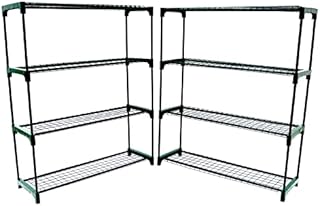 Oypla Flower Staging Display Greenhouse Racking Shelving Double Pack