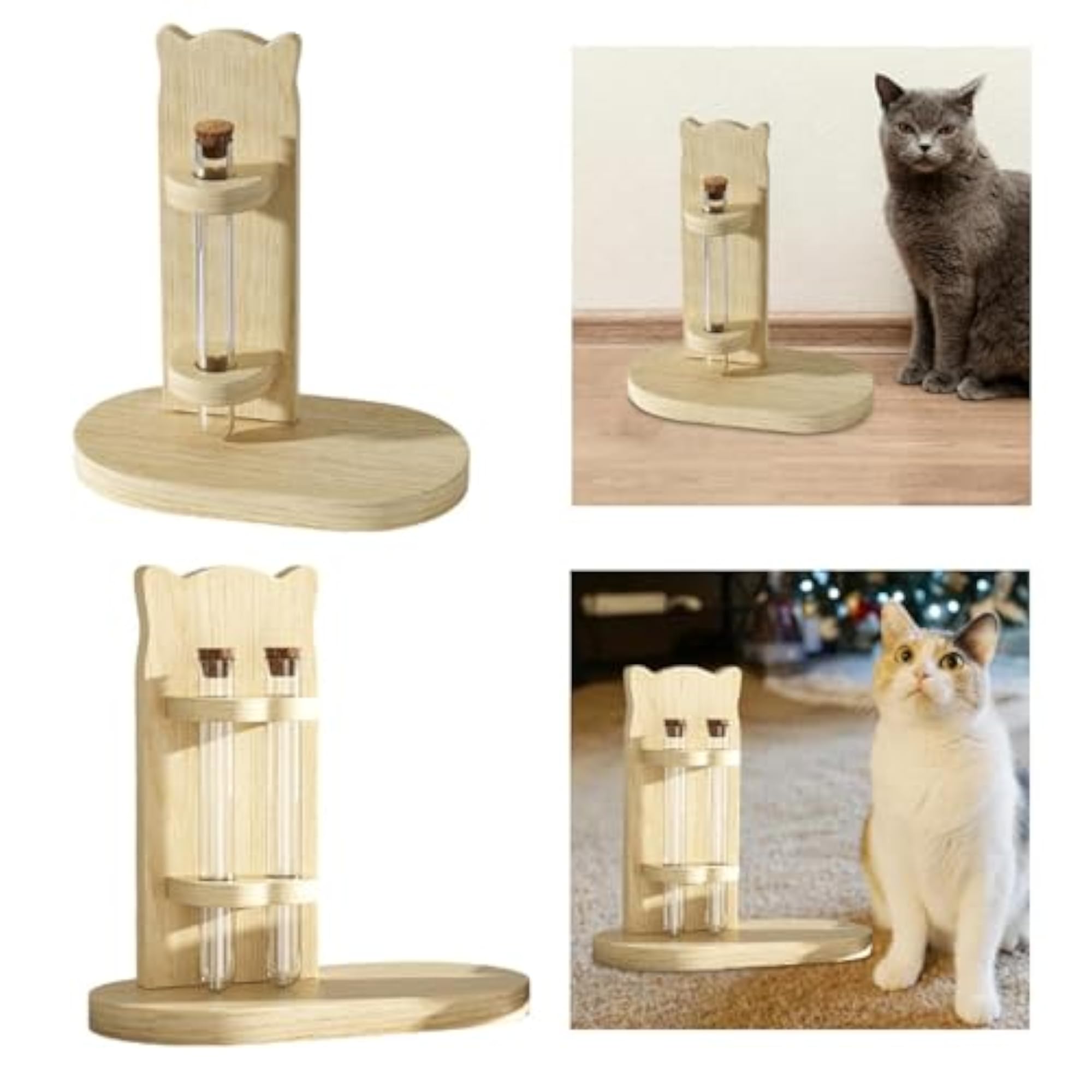 Cat Whisker Storage Box, Wooden Commemorative Box