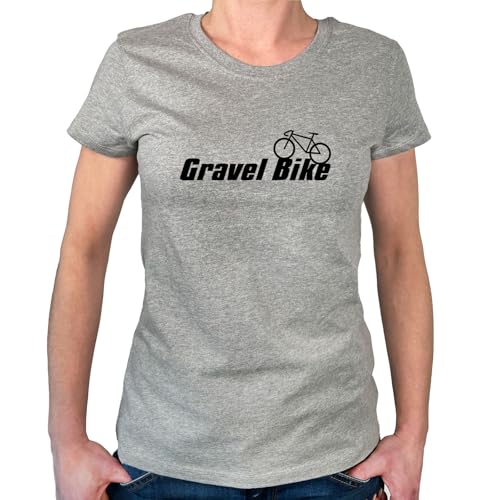 Huuraa Oberteil Gravel Bike Fahrrad Geschenk Größe XS Sport Grey Bio...