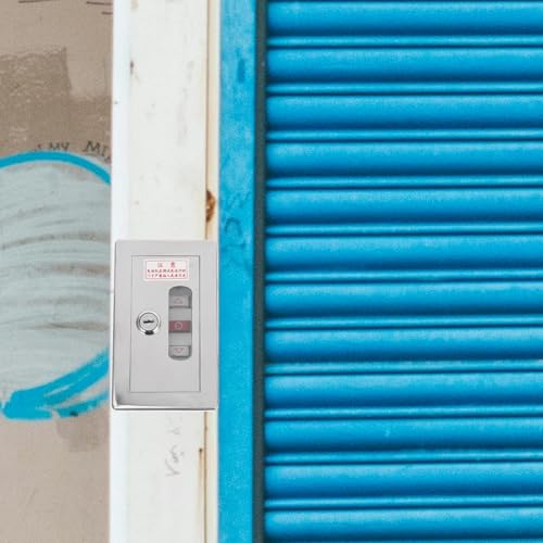 Boîtier de commande Gatuida en acier inoxydable robuste pour porte coupe-feu