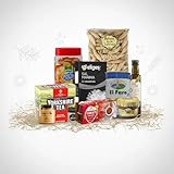 Caja Regalo Gourmet “Sabores del Sur” | Cesta Española Sin Alcohol con Café, Aceite de Oliva, Paté, Frutos Secos y Chocolate Premium | Ideal para Navidad o Detalle de Empresa