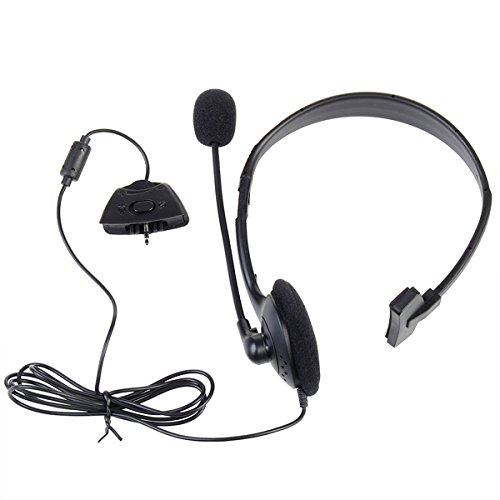 ISKORTXBOX 360 Black Headphone Wired Microphone Headset Amazon.in