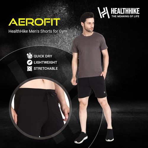 Image of Men's Shorts for Gym, Stretchable Running Shorts, Quick Dry Athletic Shorts, Lightweight Sports Shorts for Men for Workouts, Yoga
