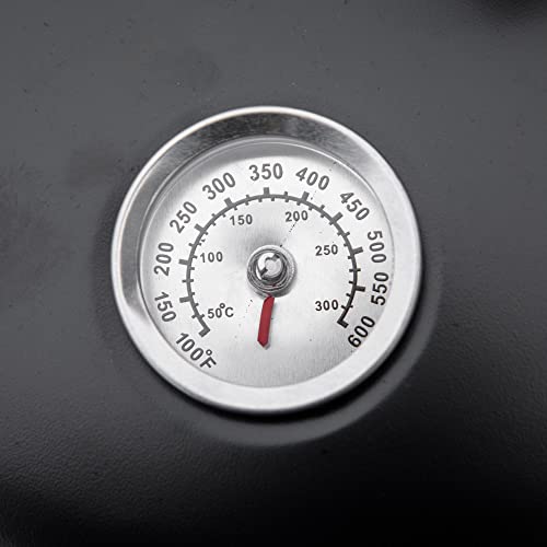 Outsunny Vertical Charcoal Bbq Smoker, 3-In-1 16" Round Charcoal Barbecue Grill With 2 Cooking Area, And Thermometer For Outdoor Camping Picnic Backyard Cooking, Black #TOP7