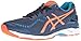 Price comparison product image ASICS Men's Gel-Kayano 23 Running Shoe, Poseidon/Flame Orange/Blue Jewel, 8 UK