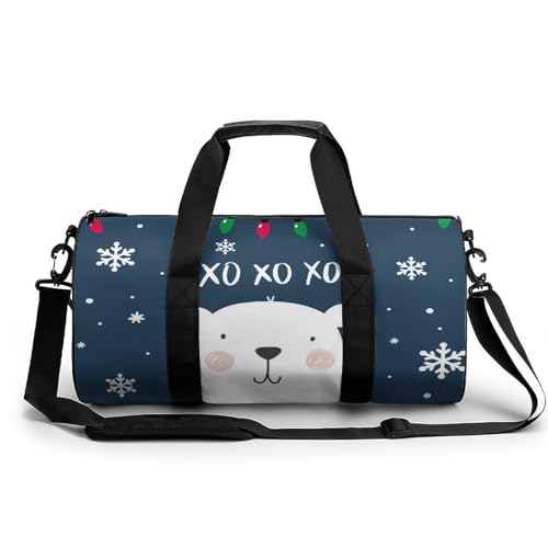 Sac de natation ours blanc, le bagage duffel idéal de 45cm