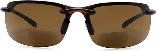 Miniatura 7 de VITENZI Bifocal Sunglasses Semi Rimless Wraparound Reading Sun Tinted Glasses with Readers - Monza