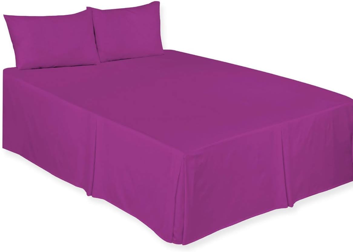 Luxury Plain Dyed Poly Cotton Platform Base Valance Sheet