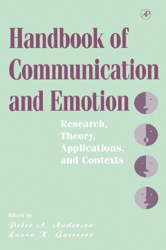 Handbook of Communication and Emotion: Research, Theory, Applications, and Contexts