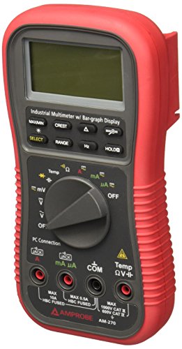 Amprobe AM-270 TRMS Industrial Multimeter with Temperature
