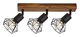  Spot Light Zeus Metal/Wood Oak E14 3x Max 40W H: 15 cm L: 52,5 cm B: 15 cm regulable