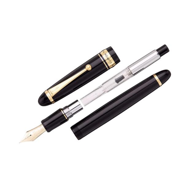 Pilot Custom 743 Black GT Fountain Pen – 14Kt Gold Fine Nib