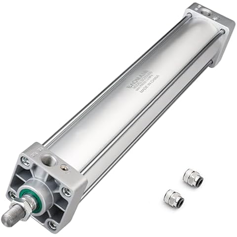 Baomain Pneumatic Air Cylinder SC 63 x 400 PT 3/8 Cover