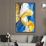 DéCoration murale sur toile accrocheuse: magnifique art mural pour une idée de décoration intérieure ou un cadeau pour un parent et des amis. Une magnifique toile encadrée à accrocher dans le salon, la chambre ou la cuisine, le bureau, l'hôtel. Art mural décoratif pour la maison ,Une façon d'exprimer un amour pour la peinture et un amour pour la vie
