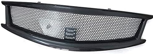 Eppar New Front Grille for Infiniti G Sedan G37 G36 2013 2014 (Carbon Fiber-B Net (No Logo))