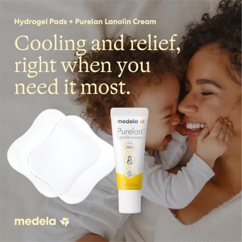 Image of Medela Sore Nipple Kit | Purelan Lanolin Cream & Hydrogel Pads | 2Ct (Pack of 12)