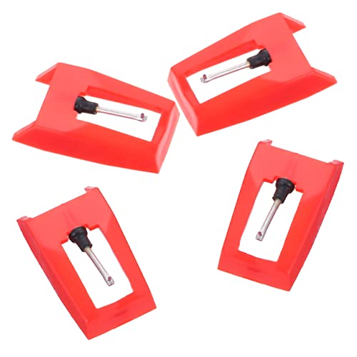 CIMAXIC 4pcs Record Needle Vinyl Record Player Stylus Replacement Turntable Stylus Phonograph Needles