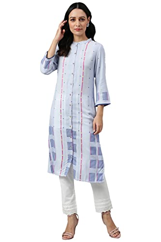 Image of W for Woman Viscose Women's A-Line Flared Kurta