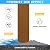 Universal Garage Door Seals Bottom Rubber Weather Stripping Threshold Seal (Garage Door Threshold 10ft(Grey))