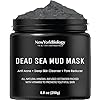 New York Biology Dead Sea Mud Mask for Face and Body – Spa Quality Pore Reducer for Acne, Blackheads & Oily Skin, Natural Skincare for Women, Men – Tightens Skin for A Healthier Complexion – 8.8 oz