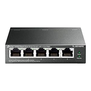 TP-Link – TP-Link TL-SG105PE 5-Port Gigabit Managed LAN PoE Switch mit