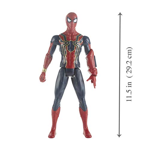 Marvel Avengers Titan Hero Series Iron Spider 12"-Scale Super Hero Action Figure with Titan Hero Power Fx Port - Thumbnail 4