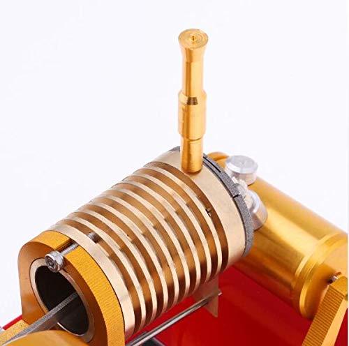 2021 Double A Steering Mechanische Modell Flamme Licker Eater Doppel Fliegen Modell Der Stirling-Generator-Motor, Der Kalorischen Kraft Construction Kit