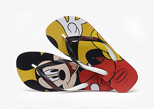 Chinelo Disney Stylish, Havaianas, Adulto Unissex, Vermelho Apache, 37/38