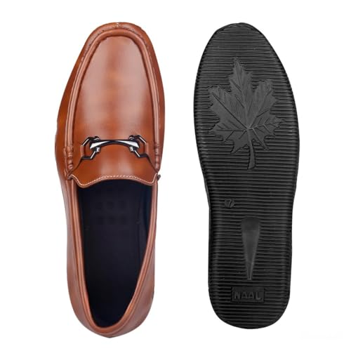Image of WUGATTI Men's Suede Office Wear, Trendy & Lightweight Slip-On Loafers