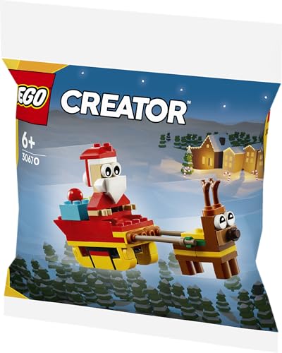 CREATOR 30670 - Set di sacchetti di plastica con Babbo Natale in slitta - Lego - Immagine 2