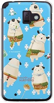 Yanyan Machiko Series Mamol Blue (Clear) / for Raku-Raku Smartphone Premium F-09E/docomo DFJ09E-PCCL-152-MB35 image 2