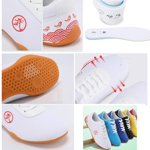 Children's Martial Arts Shoes,Tai Chi Shoes,Child Canvas Shoes,Martial Arts Training Shoes,Kung Fu Performance Training Shoes with Cow Tendon Soles2