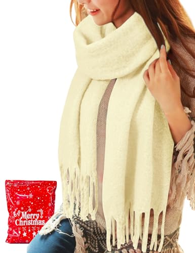 Voqeen Bufanda Mujer Invierno Largas Cálido Cachemira Pañuelos