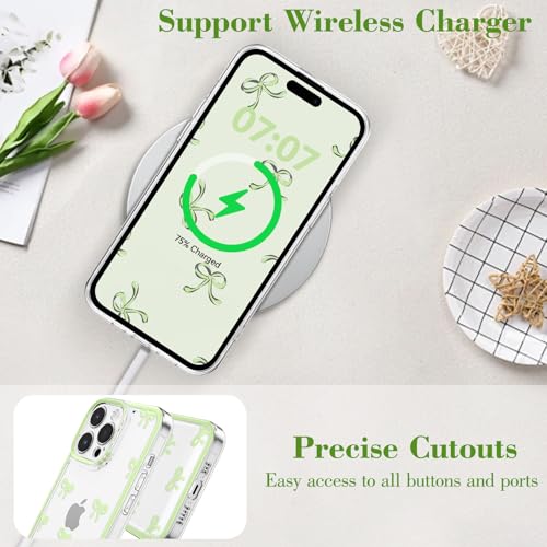 Coque iPhone 13 Pro Max transparente silicone souple mince durable vert