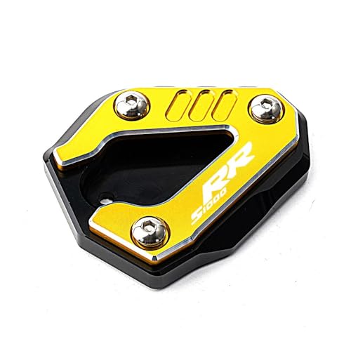Extension béquille latérale CNC en alu pour BMW S1000RR d'or