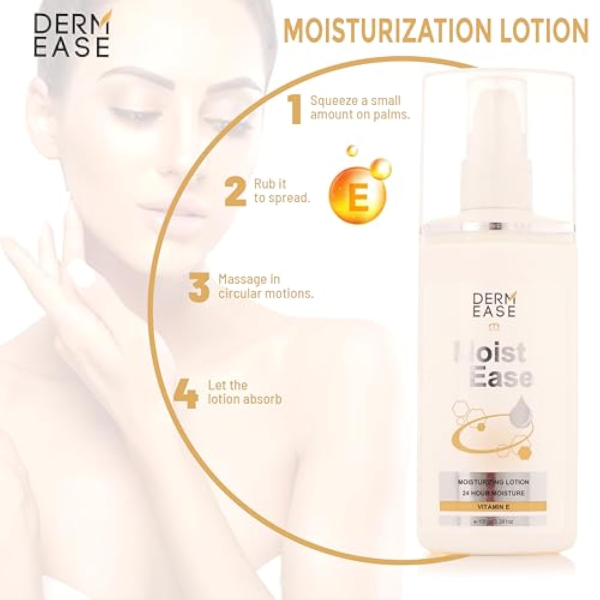 Moist Moisturizing Lotion with Vitamin E & Cocoa Butter