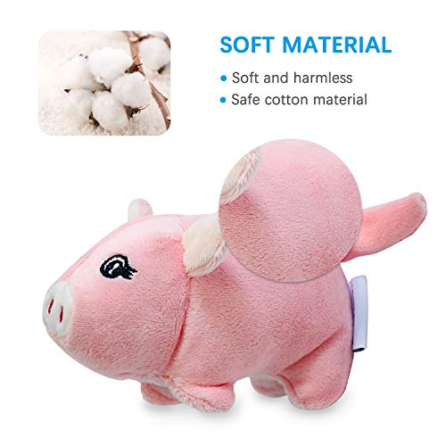 LEGEND SANDY Squeaky Plush Dog Toy Pack for Puppy, Small Stuffed Puppy Chew Toys 6 Dog Toys Bulk with Squeakers, Cute… - Image 2