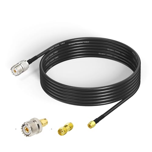 Cable coaxial SMA macho a UHF hembra para solucionar problemas de conexión en tu antena CB