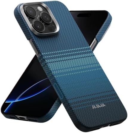 pitaka for iPhone 16 Pro Max Case 6.9", Caseless Feeling, Aramid, Moonrise