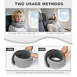 Travel Neck Pillow, Newly Upgraded Hooded Neck Pillow , 100% Pure Memory Foam Travel Pillow for Flight Headrest Sleep,Windproof and heat preservation,Suitable for use in Outdoor/Plane/Car/Office - Image 4