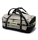 Columbia Borsone unisex Landroamer da 60 litri, grigio focaia/nero/giallo chiaro, taglia unica