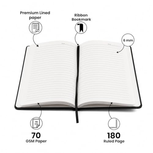Image of Personalized Diary and Pen With Name & Charm (Black), Diary for Mens | Gift For Doctor, Lawyer | Journal Notebooks | Corporate Gifts for Employees | Valentine Gift for boyfriend and Girlfriend (Doctor)