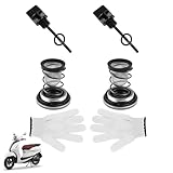 JOYYANGFANG Oil Dipstick Oil Screen Cleaner Cover Drain Plug Set Fit for GY6 50cc 80CC 90CC 125cc 150cc Chinese Scooter Moped Baja Jonway Benzhou Taotao
