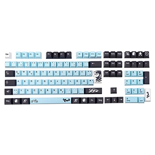 Keycap de disposition ISO PBT Germany haut de gamme pour switch MX